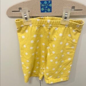 Yellow Polka Dot Shorts